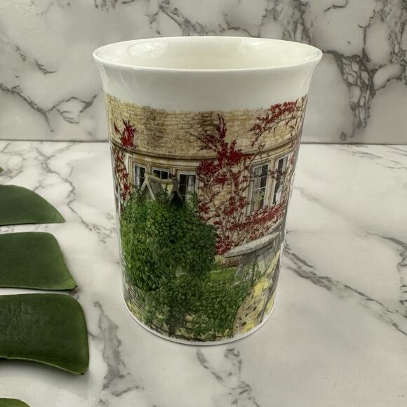 Dunoon Bone China Farmyard Cats Richard Parlis Coffee Mug Tuxedo White Cup - Picture 2 of 6